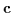 ${\bf
c}$