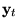 ${\bf y}_t$