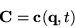 \begin{displaymath}
{\bf C} = {\bf c}({\bf q}, t)
\end{displaymath}