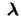 ${\mbox{\boldmath$\ \lambda $}}$