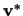 ${\bf v}^{*}$