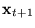 $\displaystyle {\bf x}_{t+1}$